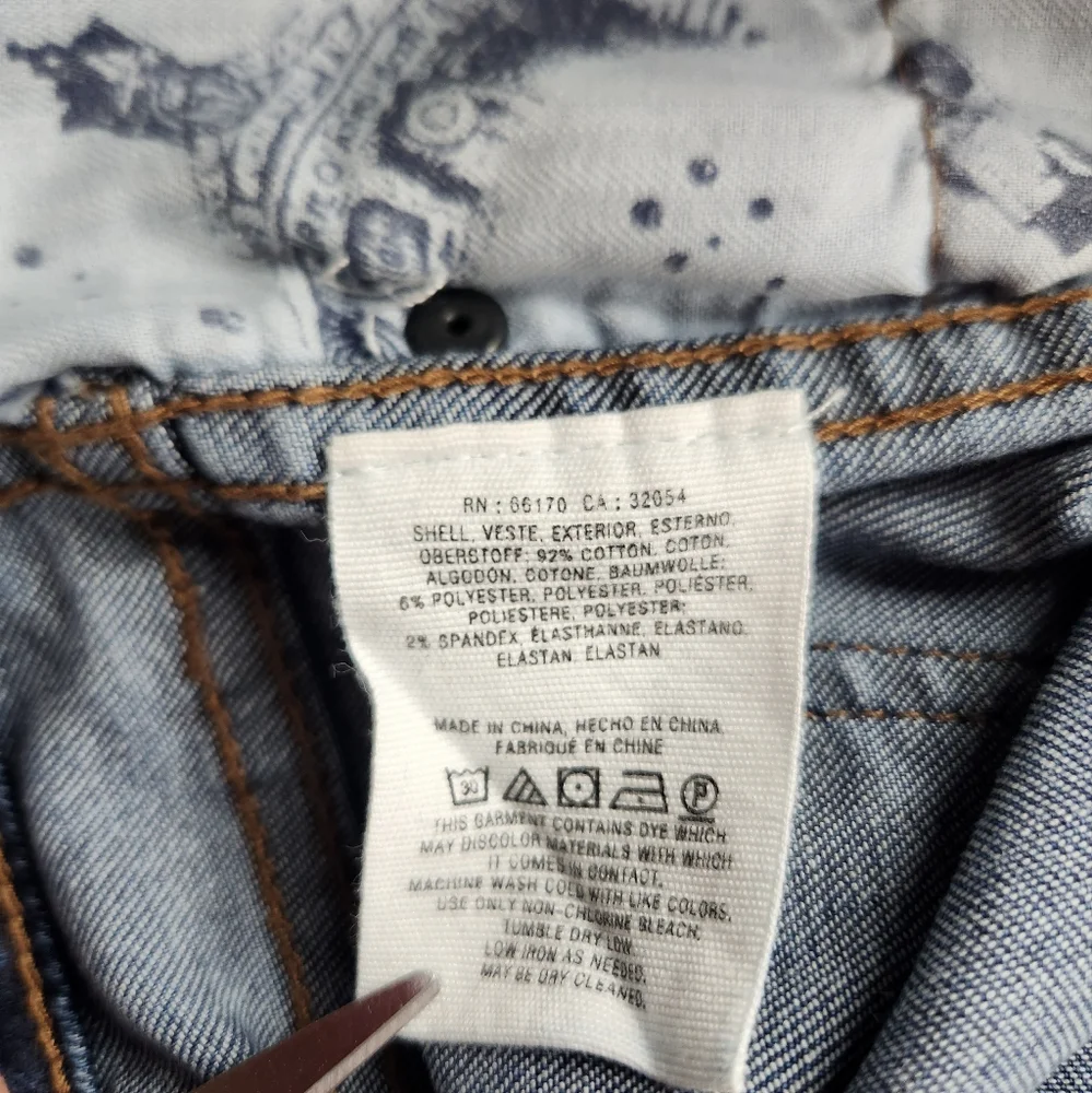 Anthropologie Pilcro Jeans Split Hem Skinny Mid Rise Blue Size 26